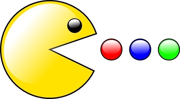 image of pacman, the video game character